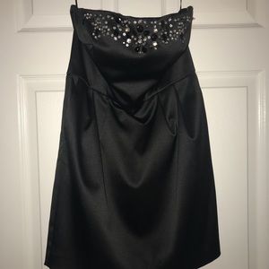Express black cocktail dress